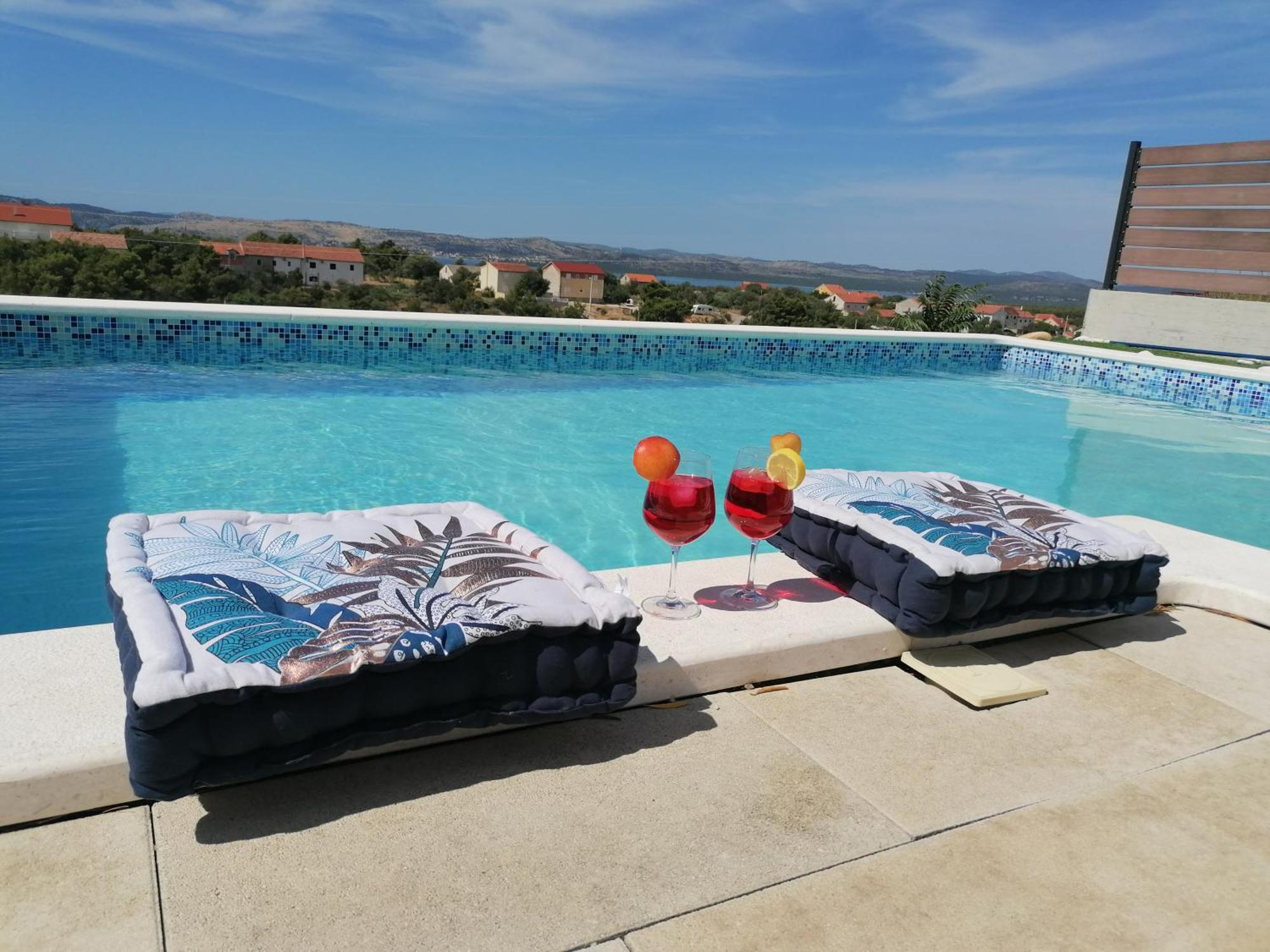 Villa Scolopax Rusticola Skradin With Heated Pool Exterior foto