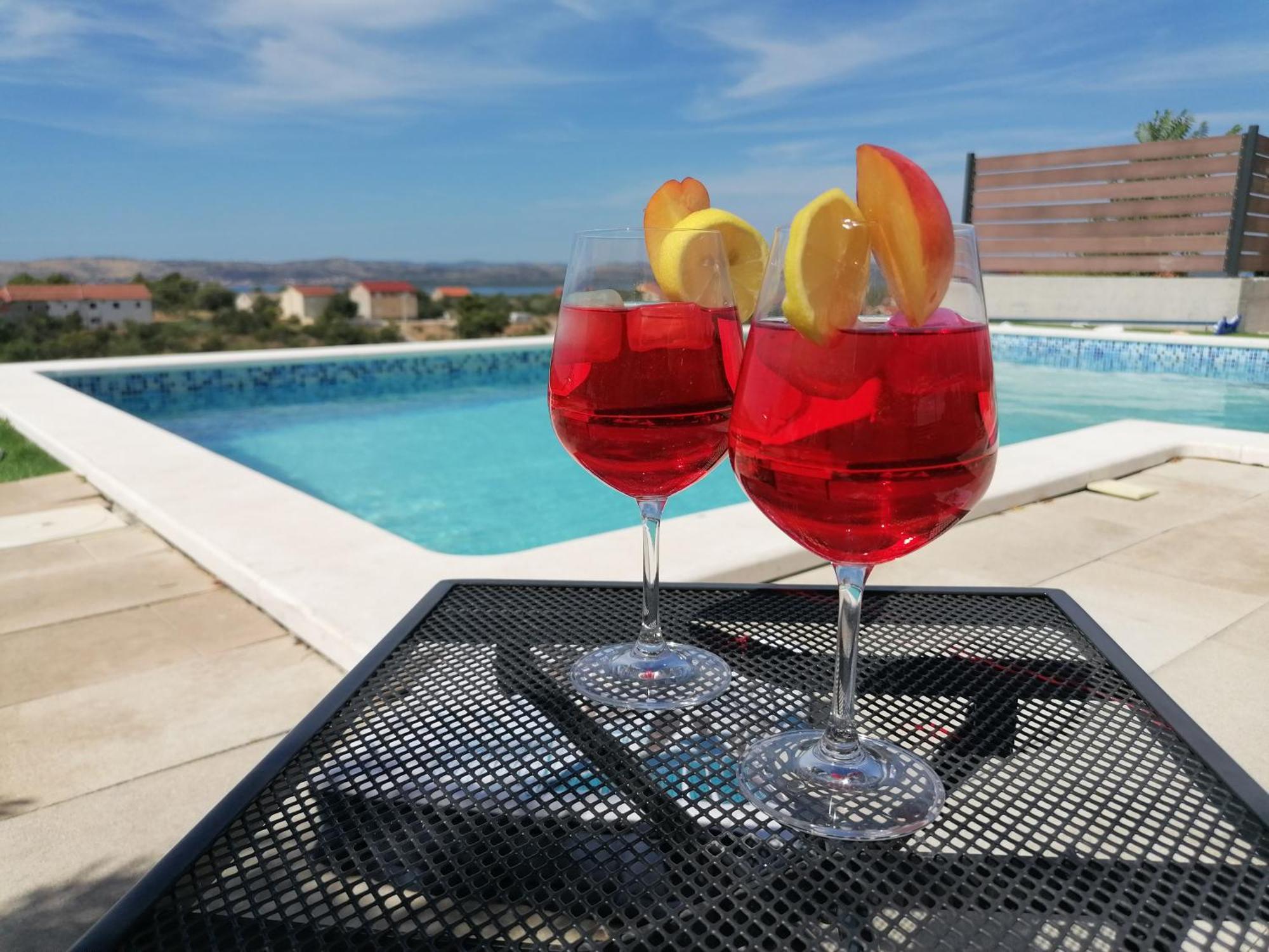 Villa Scolopax Rusticola Skradin With Heated Pool Exterior foto
