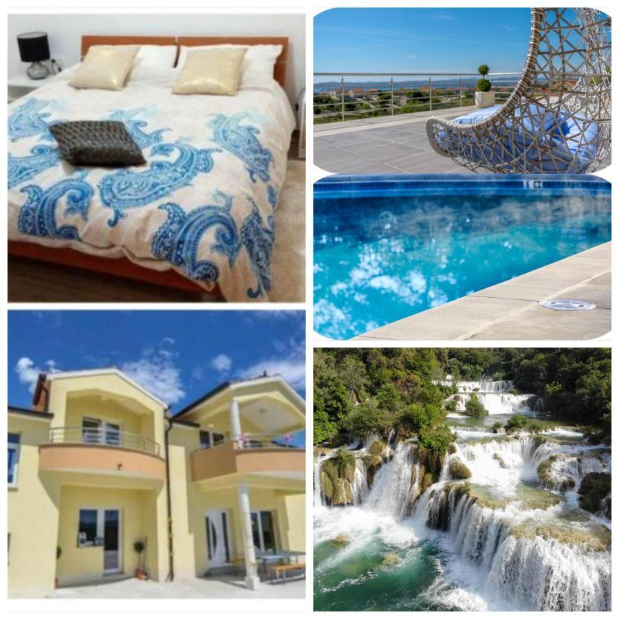 Villa Scolopax Rusticola Skradin With Heated Pool Exterior foto